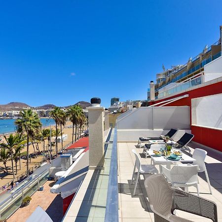 לאס פאלמס דה גראן קנאריה Apartment Over The Sea Las Canteras Mc מראה חיצוני תמונה