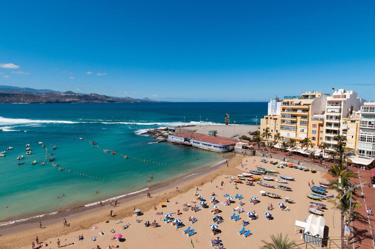 לאס פאלמס דה גראן קנאריה Apartment Over The Sea Las Canteras Mc מראה חיצוני תמונה
