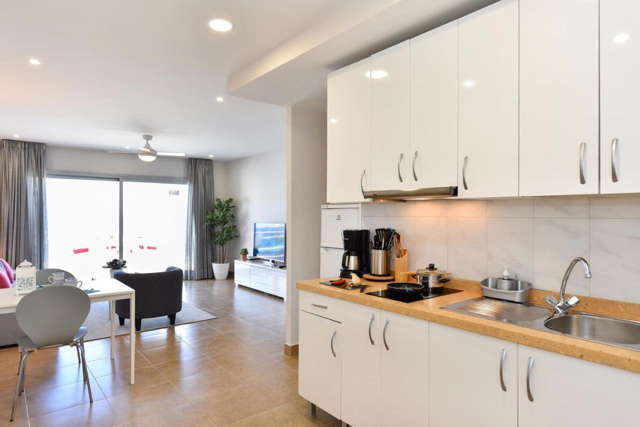 לאס פאלמס דה גראן קנאריה Apartment Over The Sea Las Canteras Mc מראה חיצוני תמונה